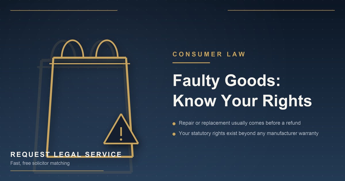 Faulty Goods: What Your Rights Actually Are Before You Accept ‘No’